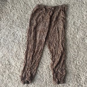 Light Animal Print Joggers